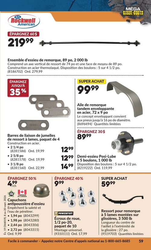 Circulaire Princess Auto - Méga Casse-coûts - Page 65