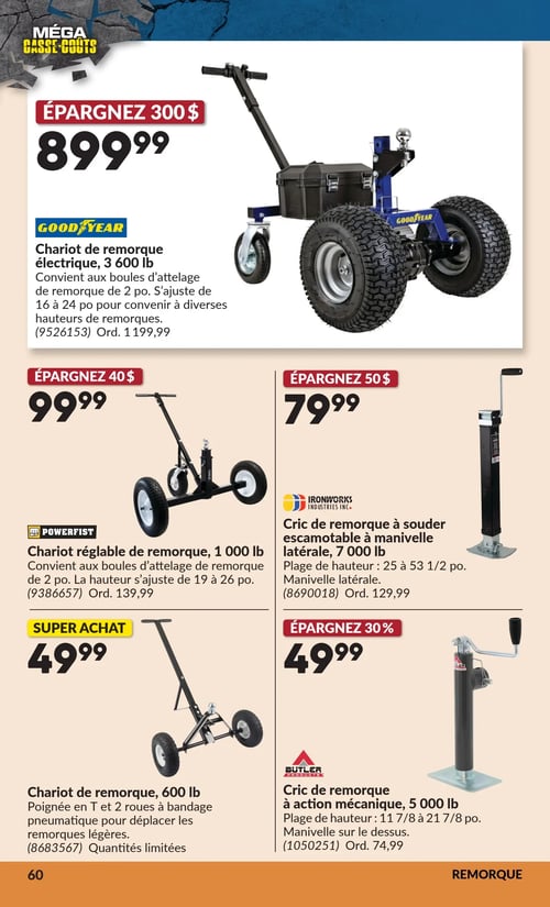 Circulaire Princess Auto - Méga Casse-coûts - Page 66