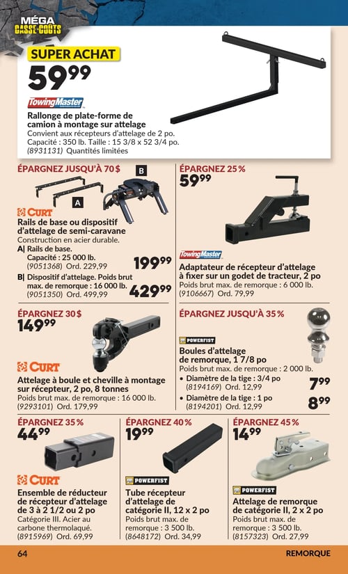 Circulaire Princess Auto - Méga Casse-coûts - Page 70