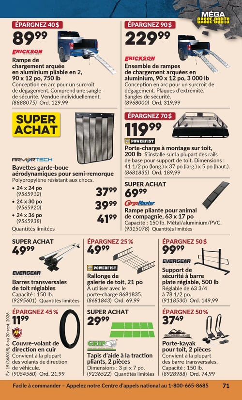 Circulaire Princess Auto - Méga Casse-coûts - Page 77