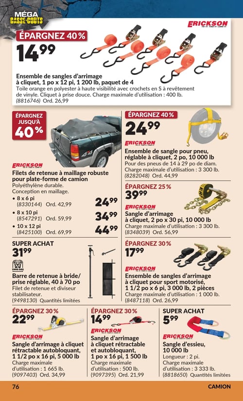 Circulaire Princess Auto - Méga Casse-coûts - Page 82