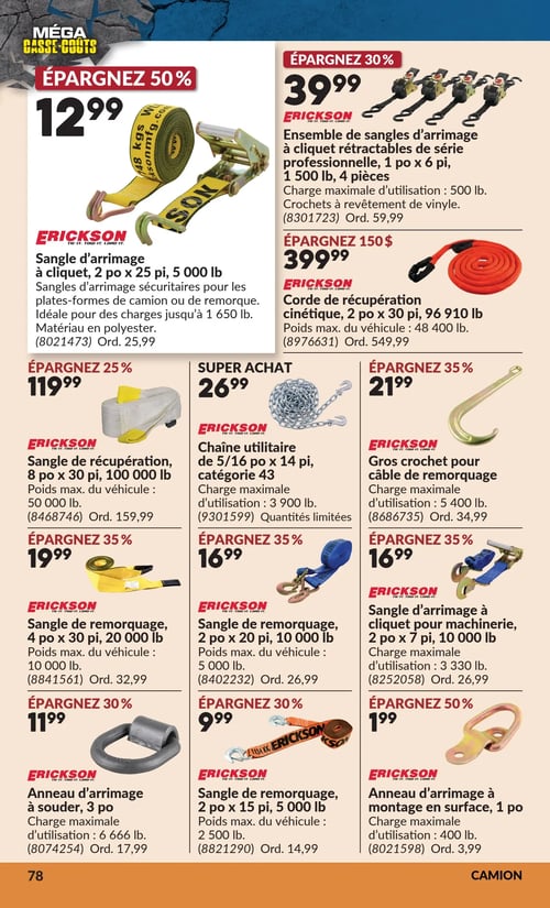 Circulaire Princess Auto - Méga Casse-coûts - Page 84