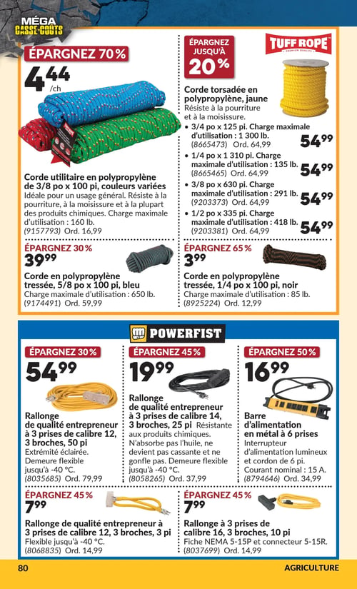 Circulaire Princess Auto - Méga Casse-coûts - Page 86