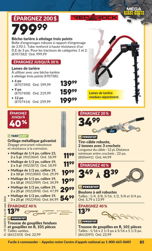 Circulaire Princess Auto - Méga Casse-coûts - Page 91