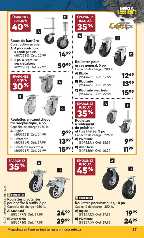 Circulaire Princess Auto - Méga Casse-coûts - Page 93
