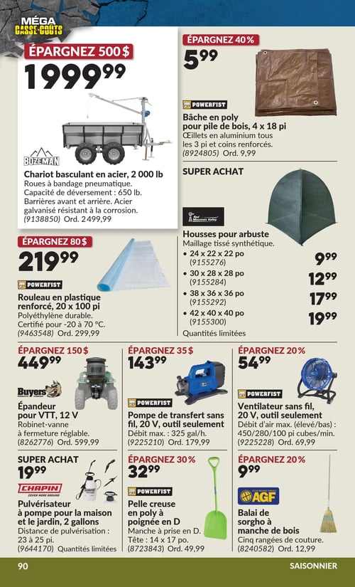 Circulaire Princess Auto - Méga Casse-coûts - Page 96