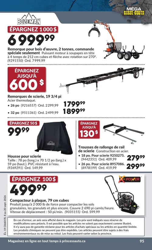Circulaire Princess Auto - Méga Casse-coûts - Page 101