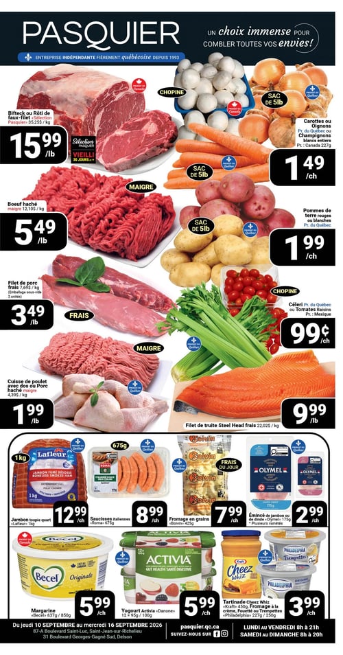 Pasquier - Flyer Specials - Page 1