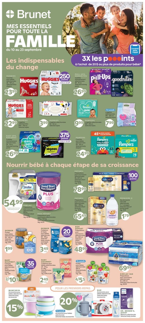 Circulaire Brunet - Mes Essentiels pour toute la famille - Page 1
