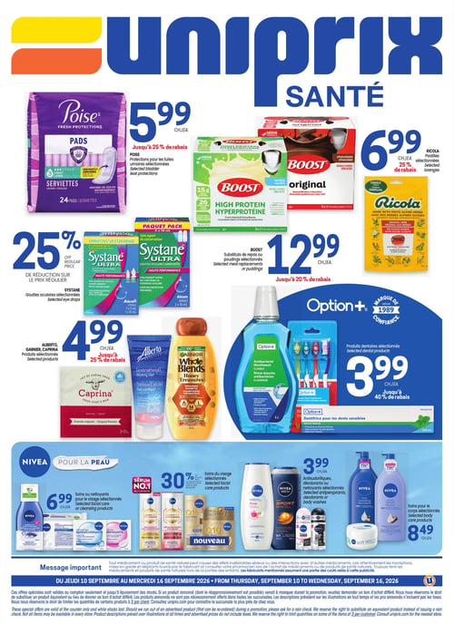 Circulaire Uniprix - Santé - Page 4