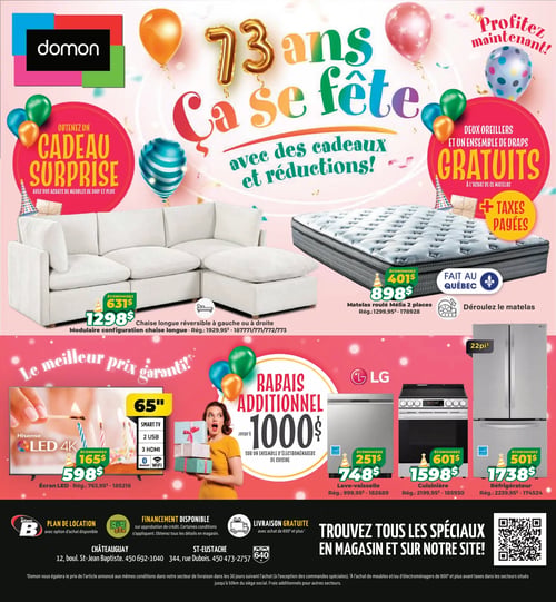 Circulaire Meubles Domon - Page 1