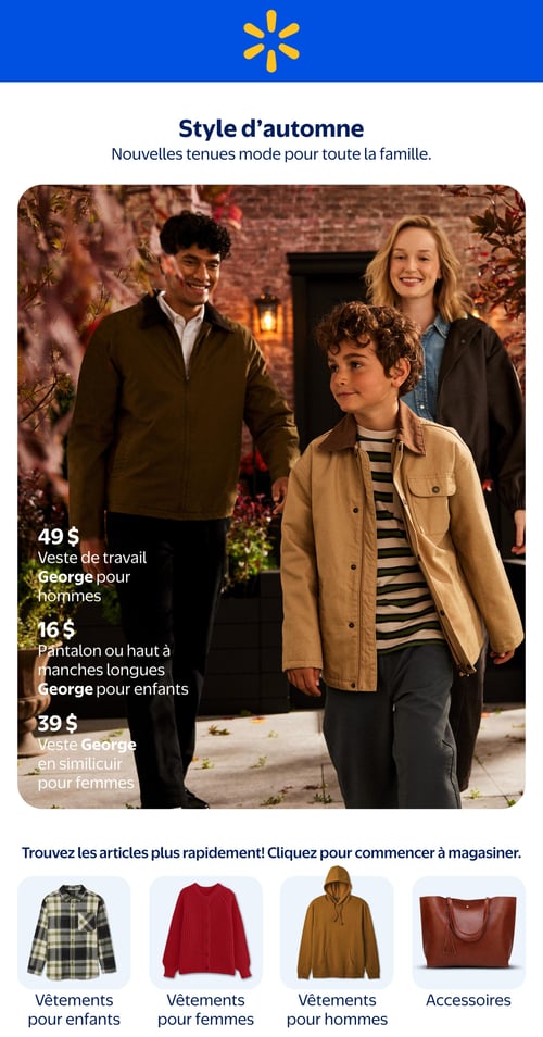 Circulaire Walmart - Style d'Automne - Page 1