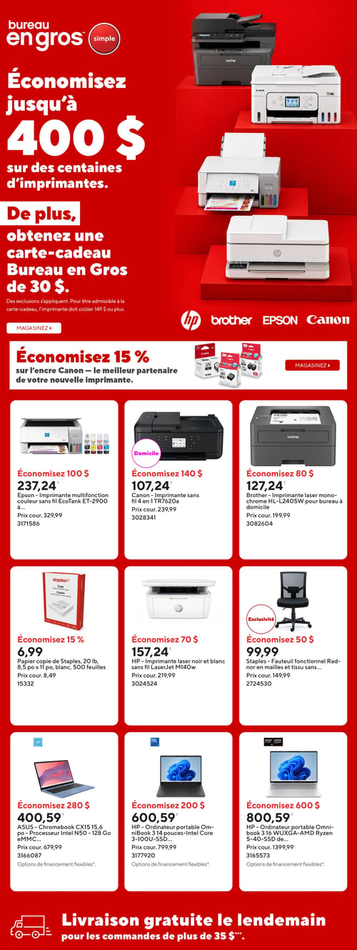 Circulaire Bureau en Gros - Page 1