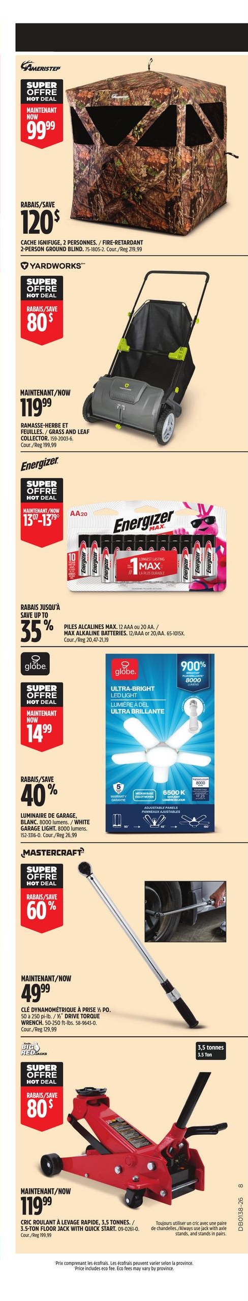 Circulaire Canadian Tire - Grand Solde Rouge de l'Automne - Page 3