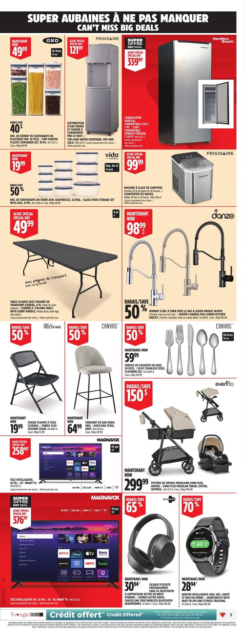Circulaire Canadian Tire - Grand Solde Rouge de l'Automne - Page 7