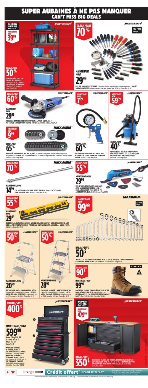 Circulaire Canadian Tire - Grand Solde Rouge de l'Automne - Page 8