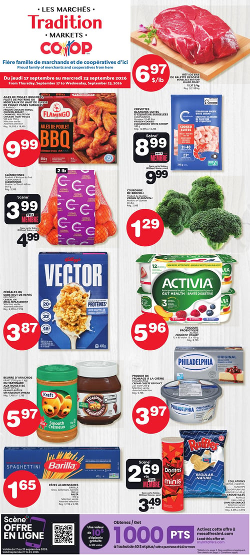 Circulaire Les Marchés Tradition - Nouveau-Brunswick - Page 1