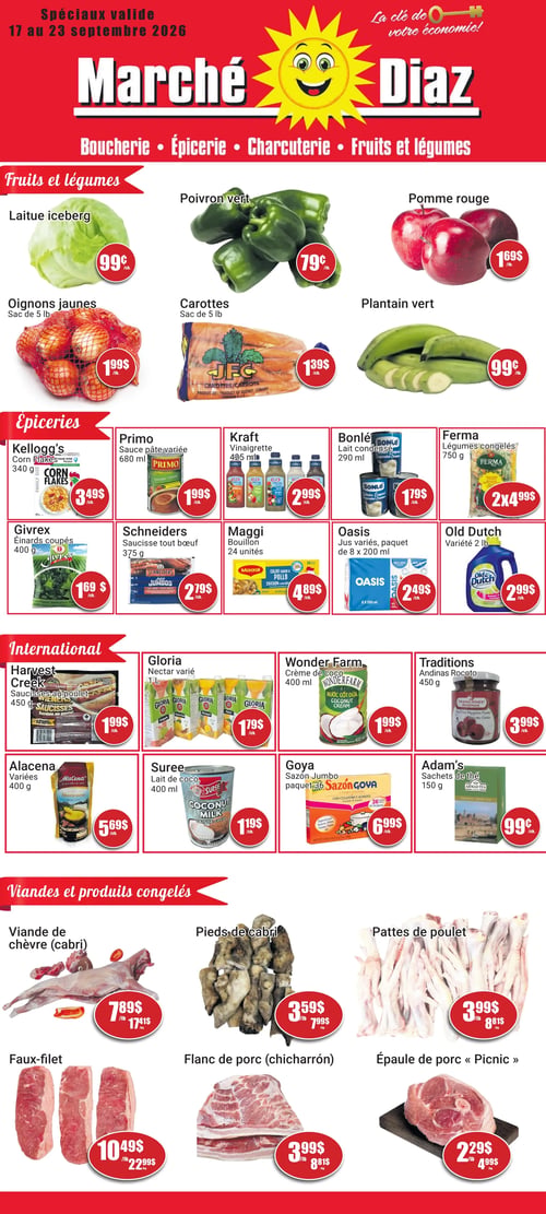 Circulaire Marché Diaz - Page 1