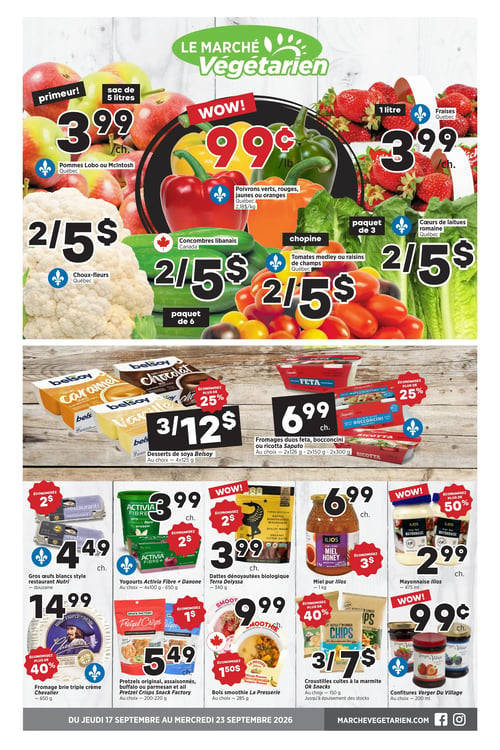 Circulaire Marché Végétarien - Page 1