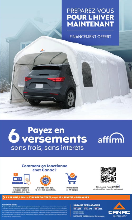 Circulaire Canac - Abris et Portiques - Page 4
