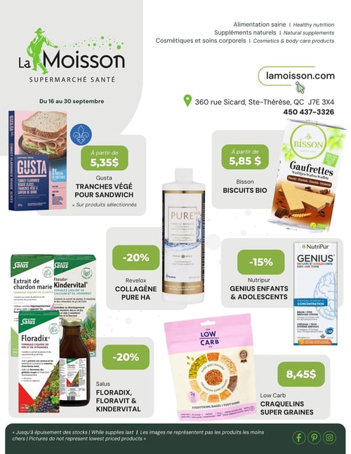 Circulaire La Moisson Supermarché Santé - Page 1