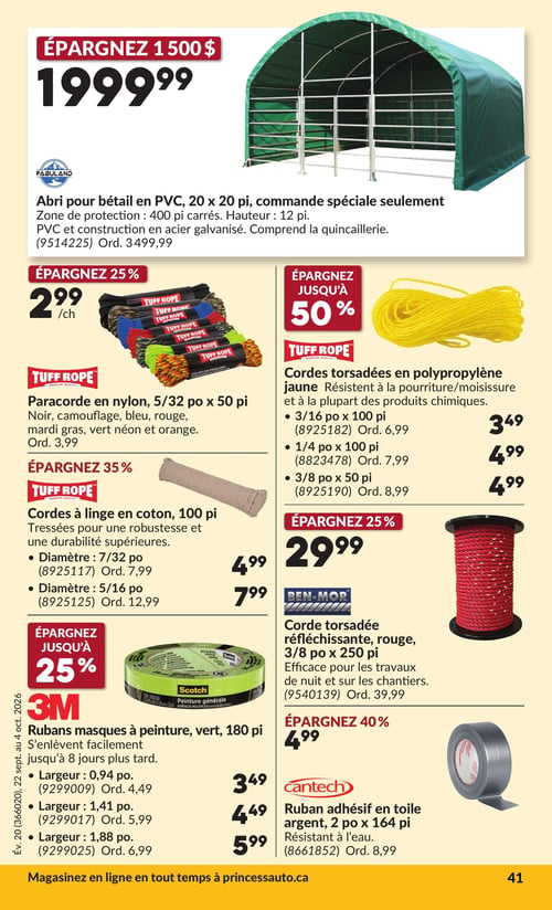 Circulaire Princess Auto - Page 49