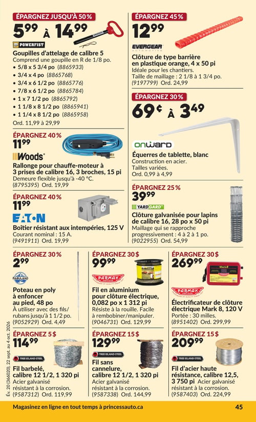 Circulaire Princess Auto - Page 53