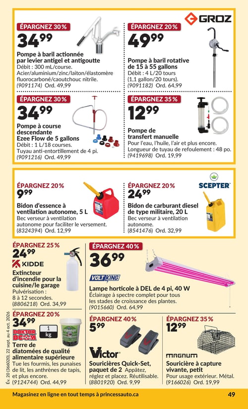 Circulaire Princess Auto - Page 57