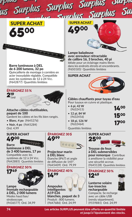 Circulaire Princess Auto - Page 82