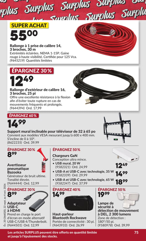 Circulaire Princess Auto - Page 83