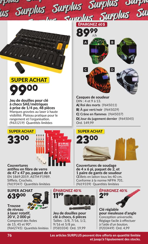 Circulaire Princess Auto - Page 84
