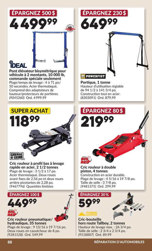 Circulaire Princess Auto - Page 96