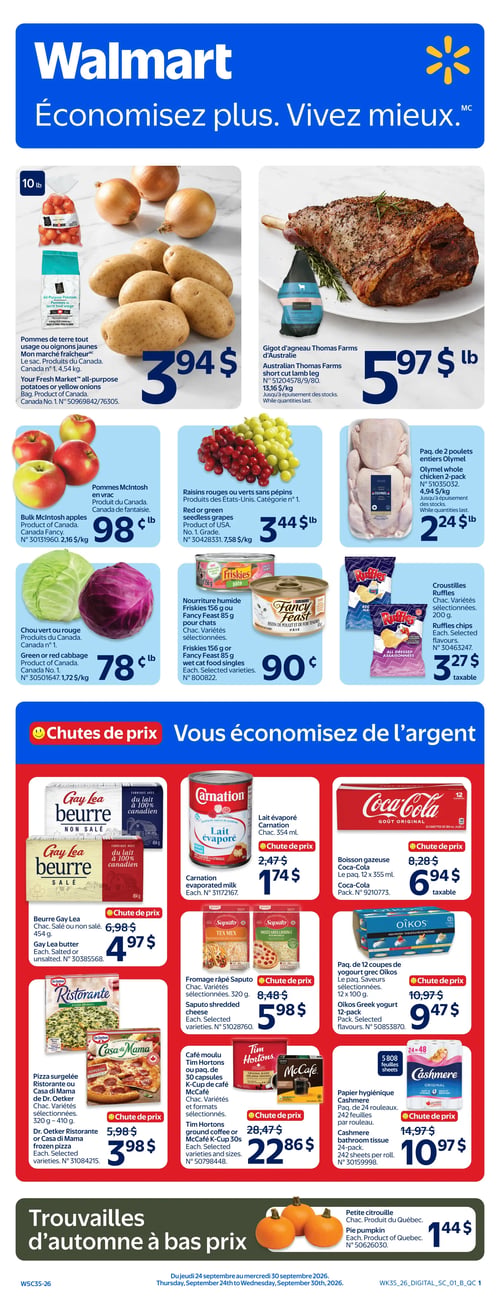 Circulaire Walmart - Page 1