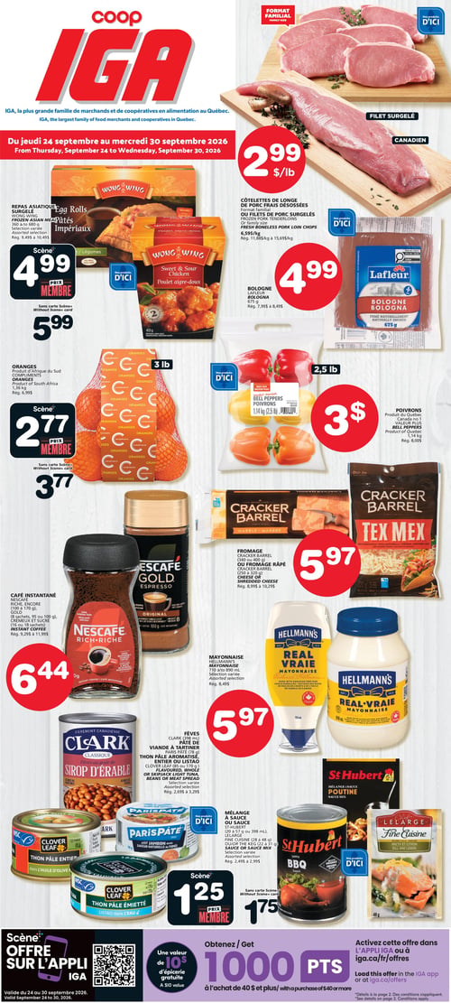 Circulaire IGA Coop - Îles de la Madeleine - Page 1