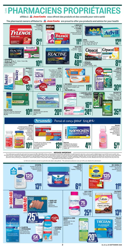 Circulaire Jean Coutu - Santé Beauté - Page 3