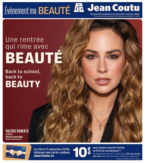 Circulaire Jean Coutu - Évènement ma Beauté - Page 1
