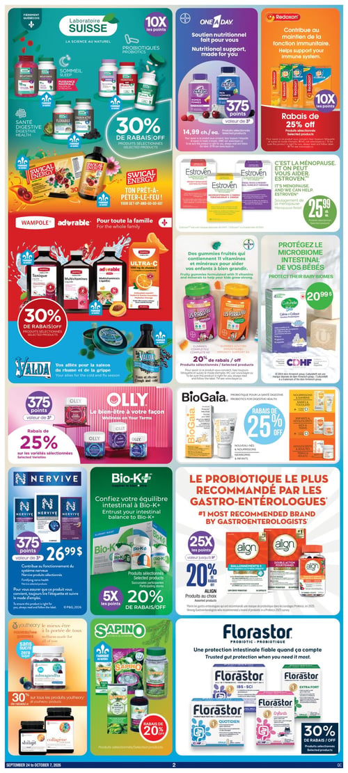 Circulaire Jean Coutu - Les Essentiels Bien-être - Page 2