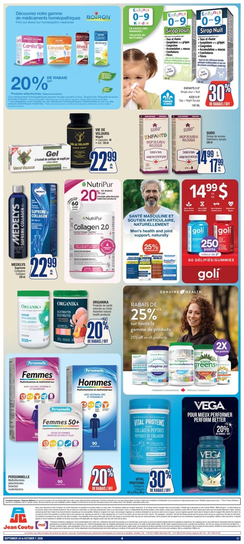 Circulaire Jean Coutu - Les Essentiels Bien-être - Page 4