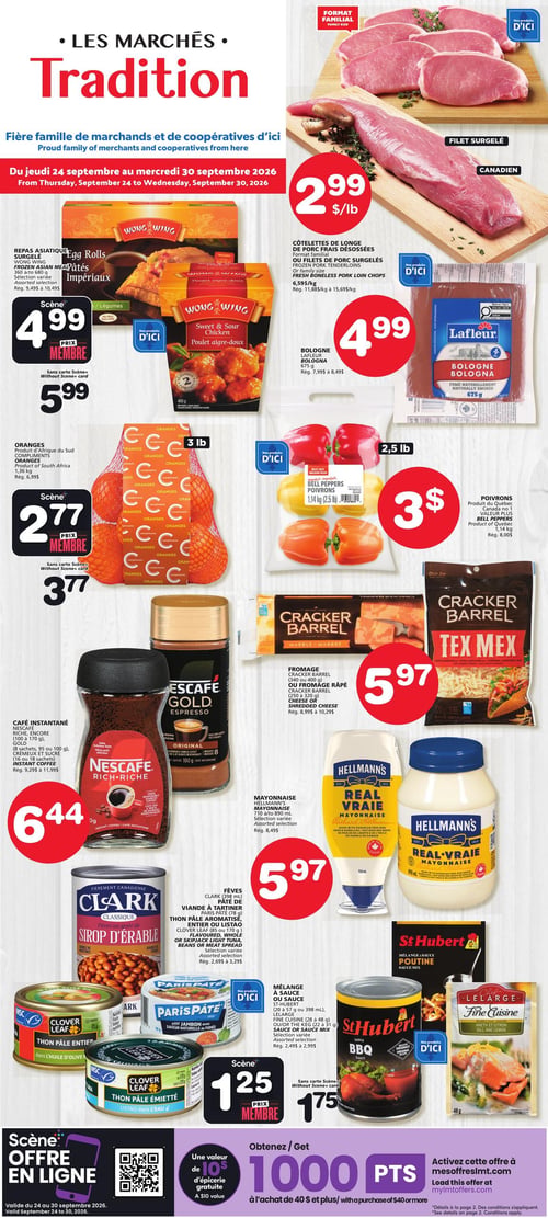 Circulaire Les Marchés Tradition - Page 1