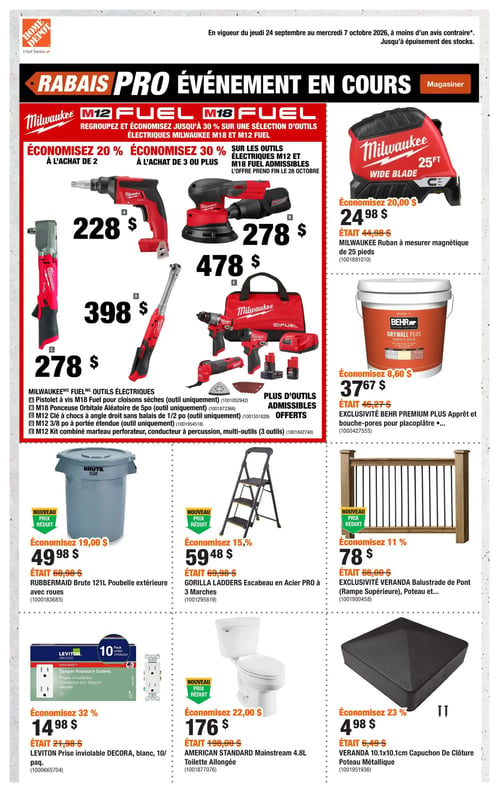 Circulaire Home Depot - Page 1