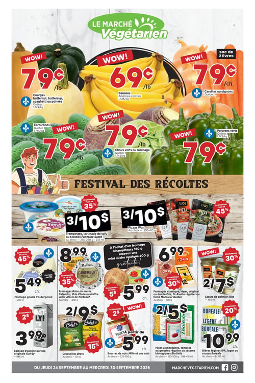 Circulaire Marché Végétarien - Page 1