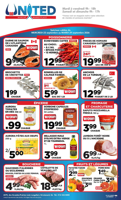 Circulaire United Supermarché - Page 1