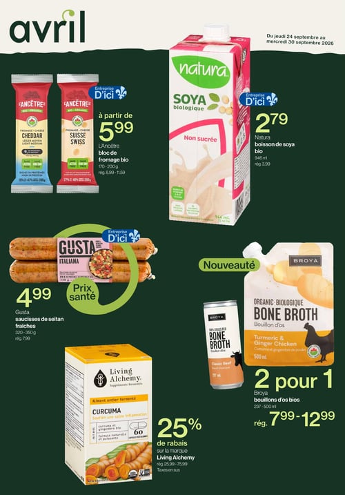 Circulaire Avril - Supermarché Santé - Page 1