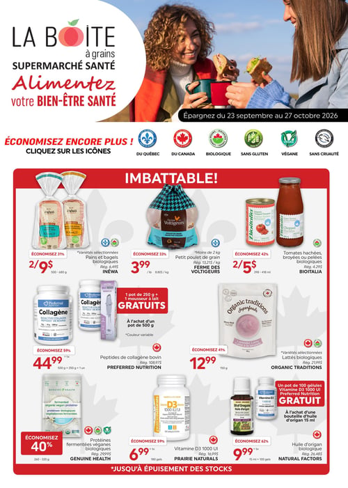 Circulaire La Boite à Grains - Page 1