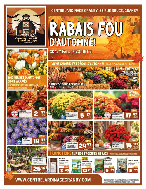 Circulaire Centre Jardinage Granby - Page 1