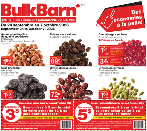 Circulaire Bulk Barn - Page 1