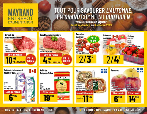 Circulaire Mayrand Entrepôt D'alimentation - Page 1