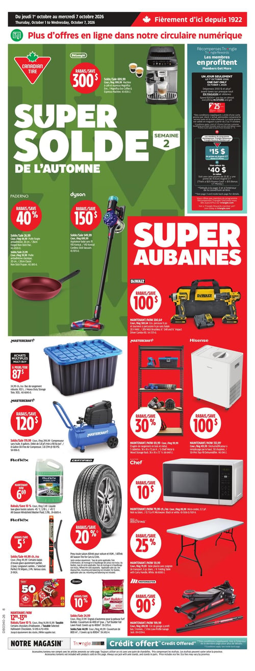 Circulaire Canadian Tire - Page 1