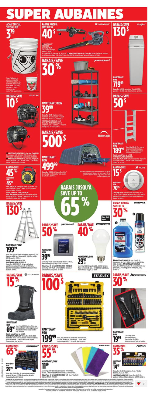 Circulaire Canadian Tire - Page 3