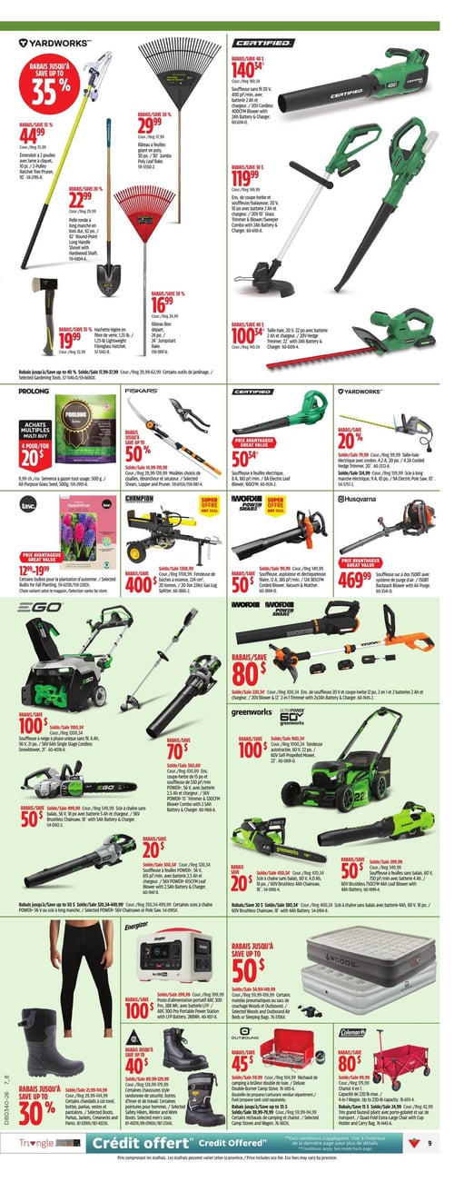 Circulaire Canadian Tire - Page 9